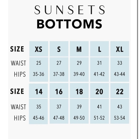 NWT Sunsets Hannah High Waist Bikini Swim Bottoms - Picture 2 of 15